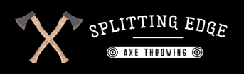 Splitting Edge Axe Throwing Logo